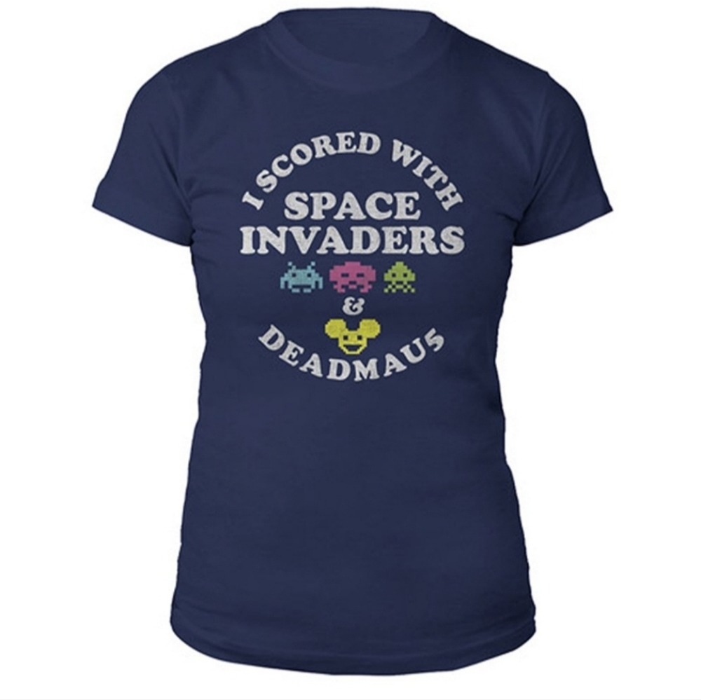 deadmaus I scored with Space Invaders Tee